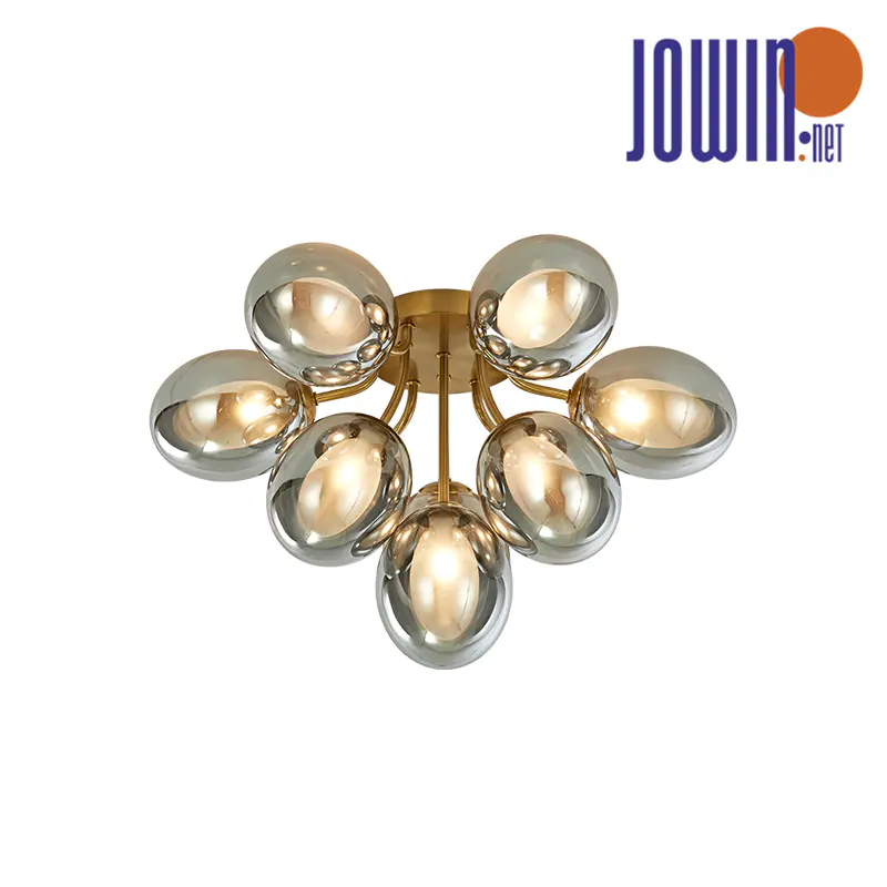Plafonnier boule de cristal Golden Glow