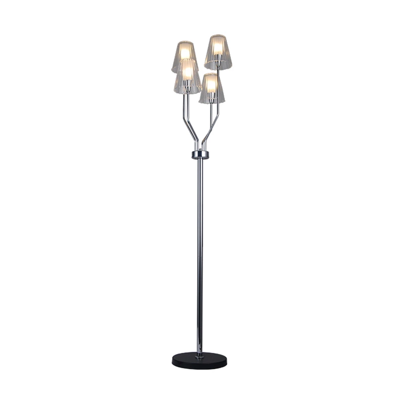 Lampadaire moderne en verre