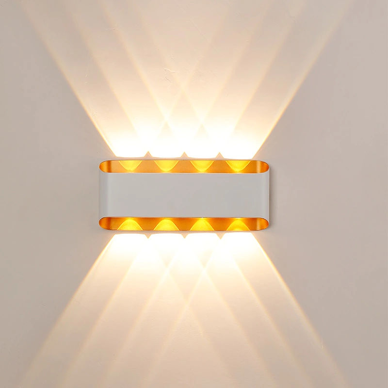 Lumières décoratives de mur de fond extérieur